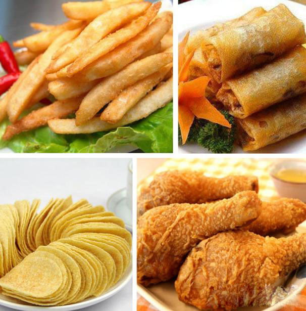 fried food made by food deep fryer