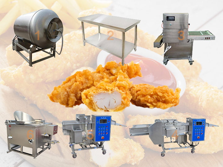 How to Make Restaurant-Quality Chicken Nuggets? 1 crispy chicken fillet production line