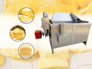 commercial potato chip frying machine
