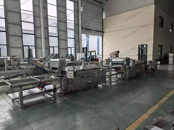 french fries production line for frozen food distributor