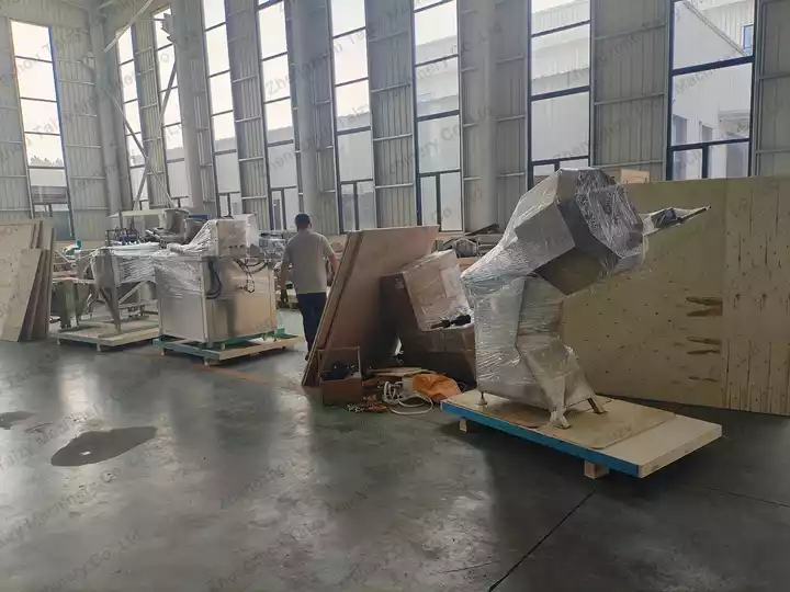 Congo Customer Expanded Fried Snack Production with Our Frying Production Line 10 continuous frying line