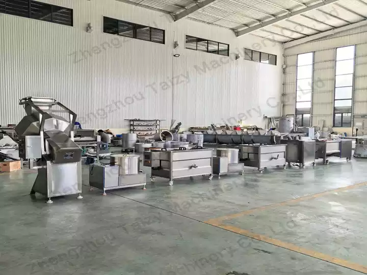french fries production line for Burundi potato factory