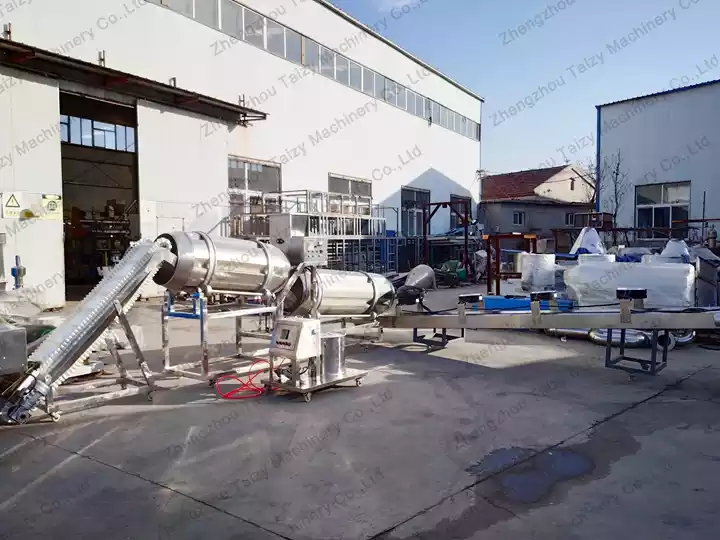 200‑260kgh puffed snack processing line