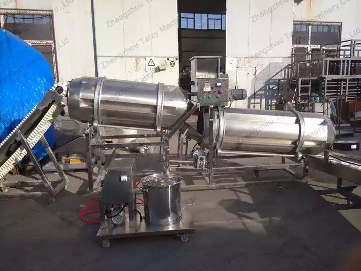 Twin‑screw extruder snack making line
