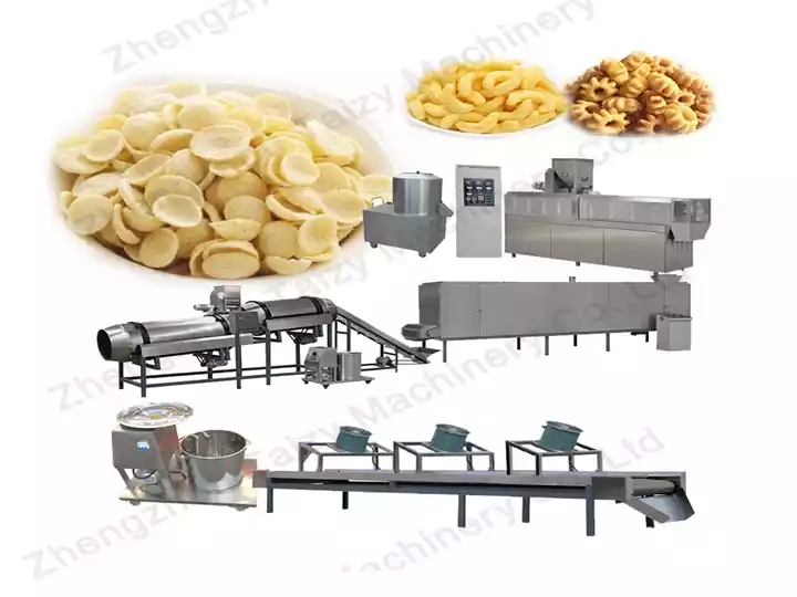 Automatic Breakfast Corn Flakes Production Line