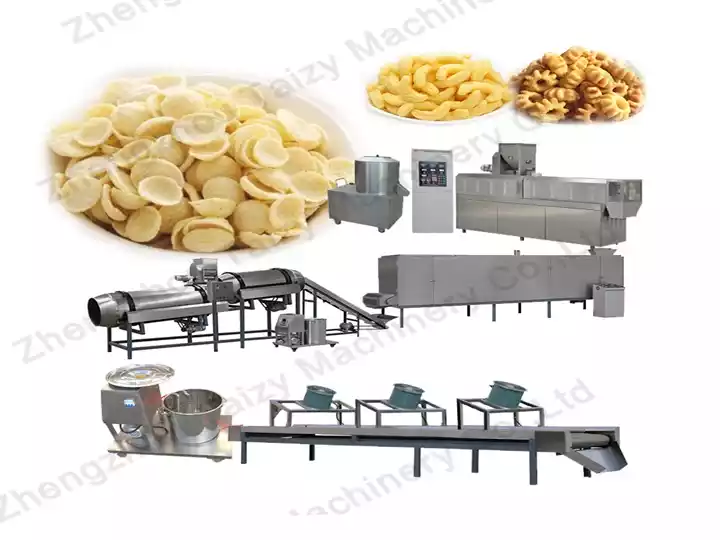 Corn Rice Puff Snack Food Making Machine